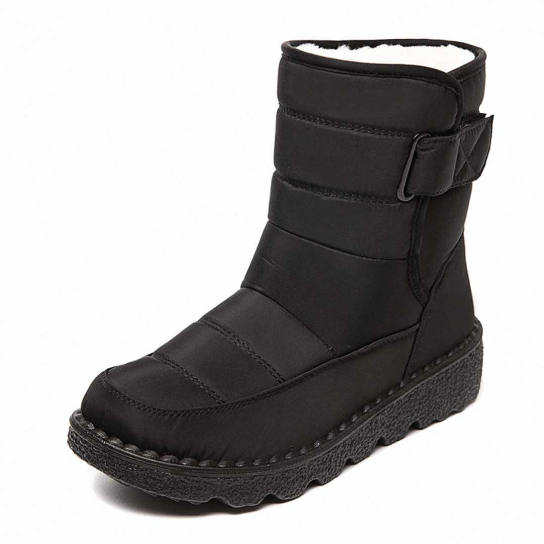 Schneeschuhe Damen Hohe Stiefel Mit Klettverschluss | Winter