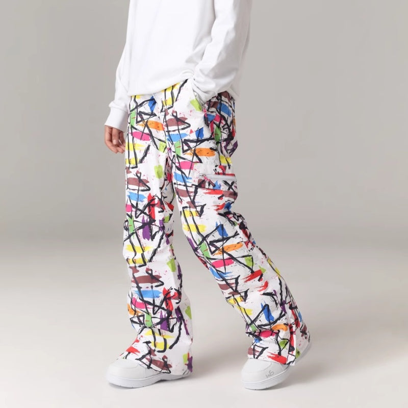 Skihose Damen Lang Mit Cargotaschen und Reißverschlüssen | Winter