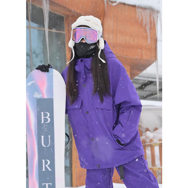 Skijacke Damen Mit Kapuze Für Winter | Funktions Stil
