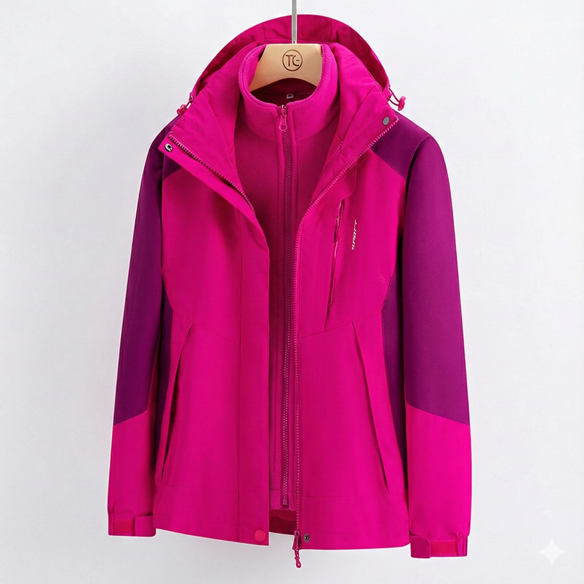 Snowboard Jacke Damen Mit Kapuze Und Taschen | Winter