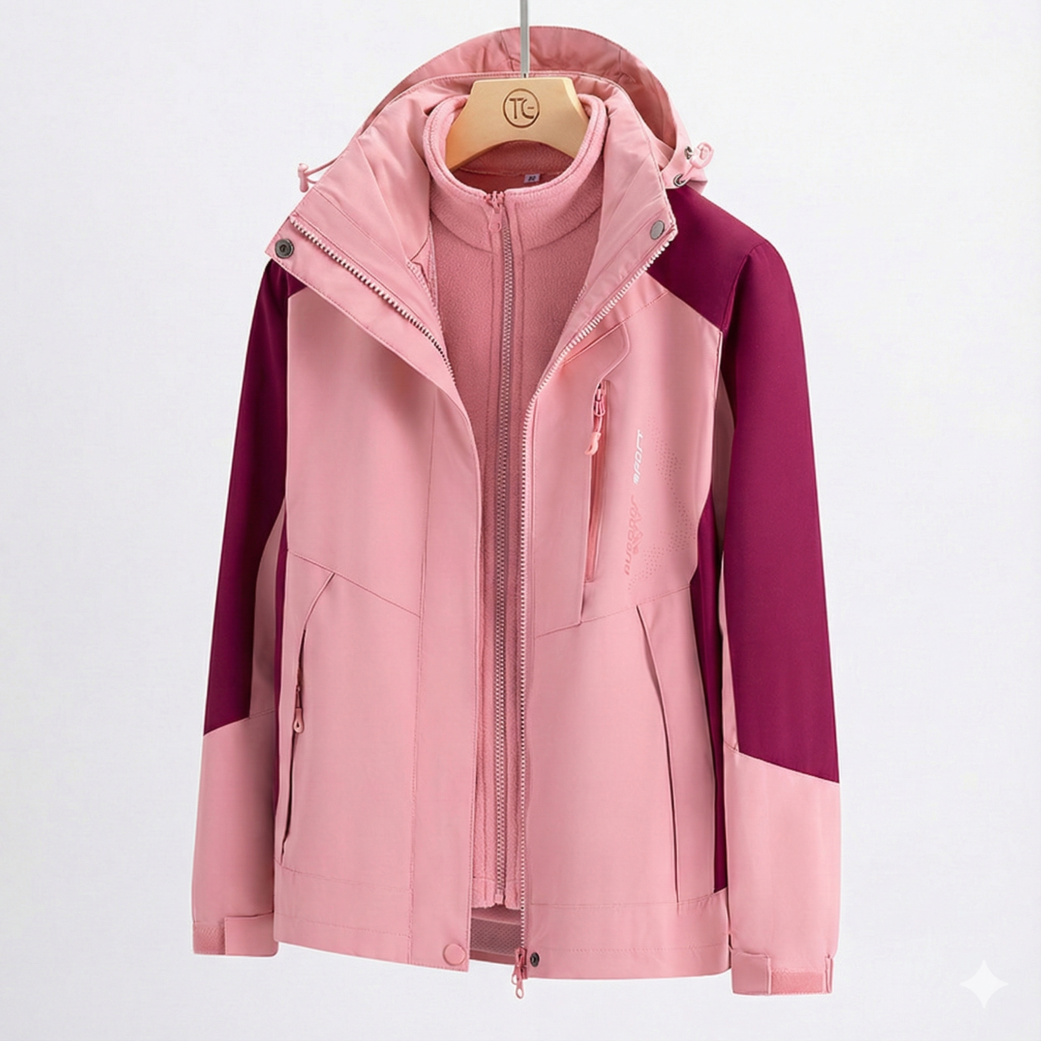 Snowboard Jacke Damen Mit Kapuze Und Taschen | Winter