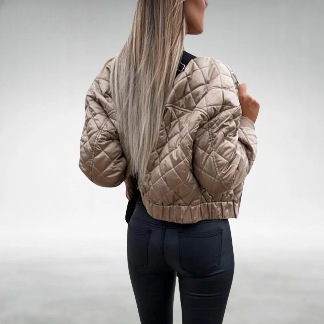 Stepp Übergangsjacke Damen Mit Reißverschluss | Kurz