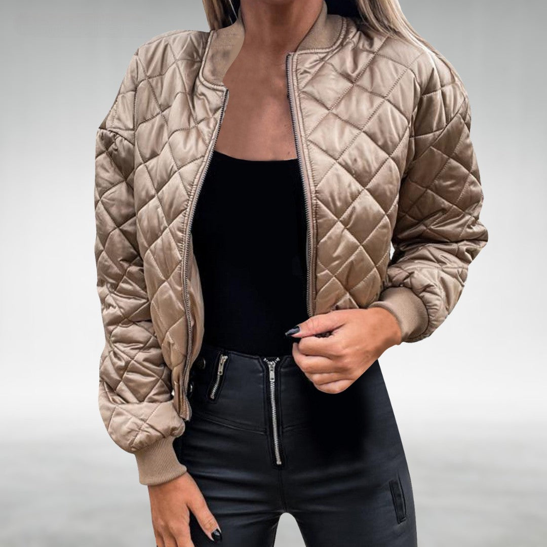 Stepp Übergangsjacke Damen Mit Reißverschluss | Kurz