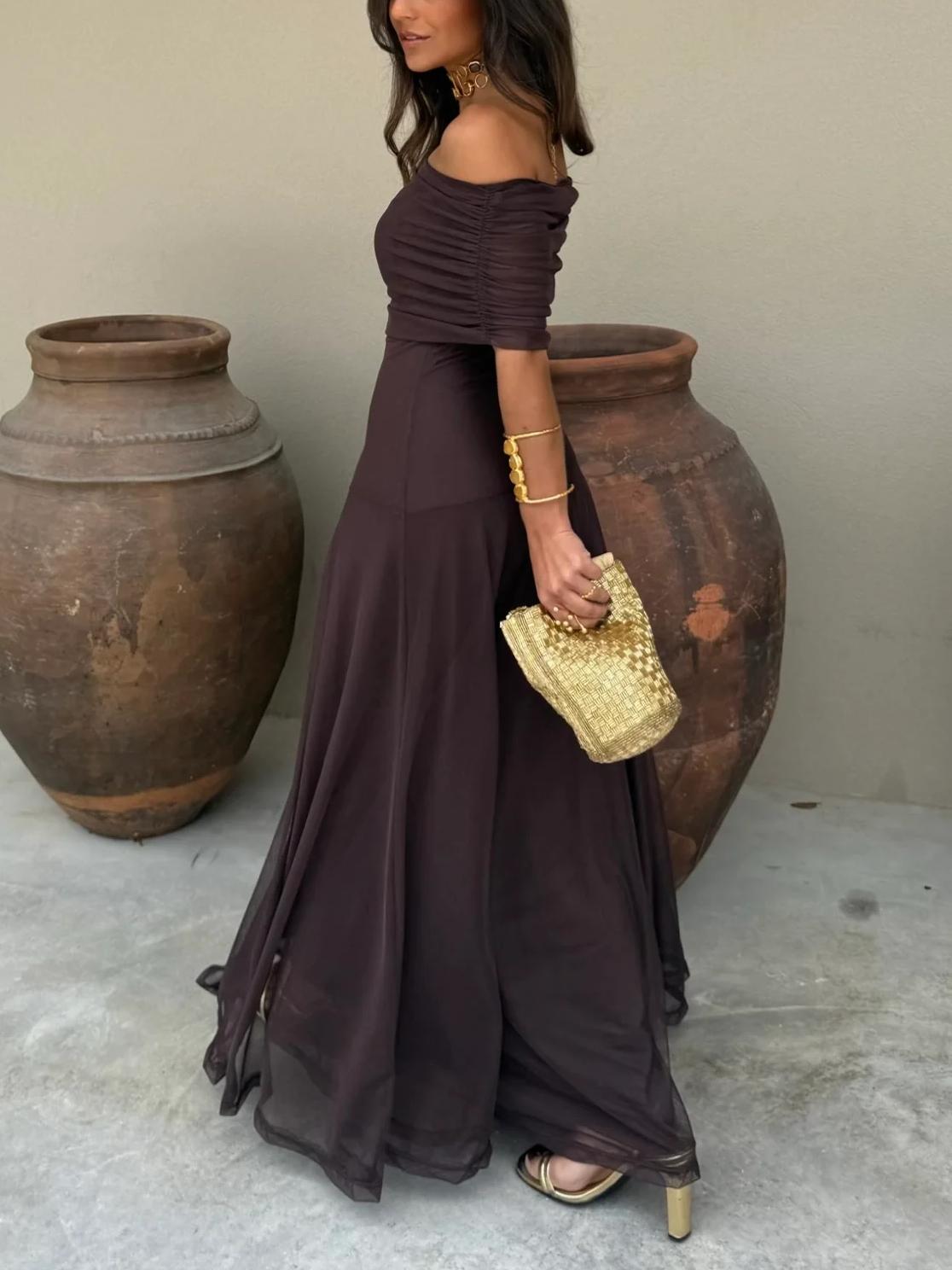 Tarielle - Elegantní maxi večerní šaty pro dámy