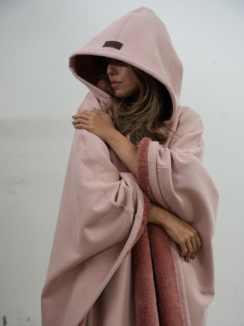 Unisex Poncho Mit Kapuze & Fleecefutter | Oversize