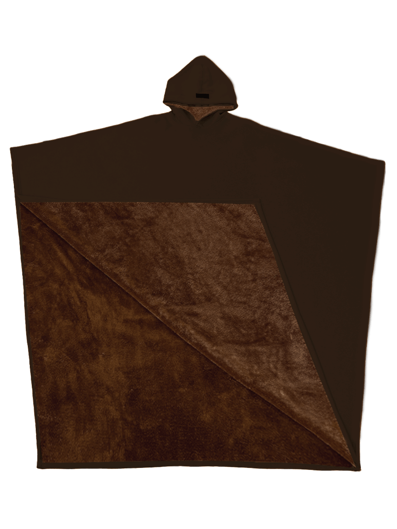 Unisex Poncho Mit Kapuze & Fleecefutter | Oversize