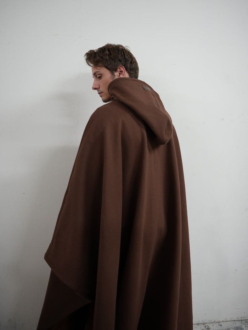 Unisex Poncho Mit Kapuze & Fleecefutter | Oversize