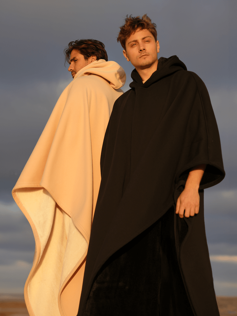 Unisex Poncho Mit Kapuze & Fleecefutter | Oversize