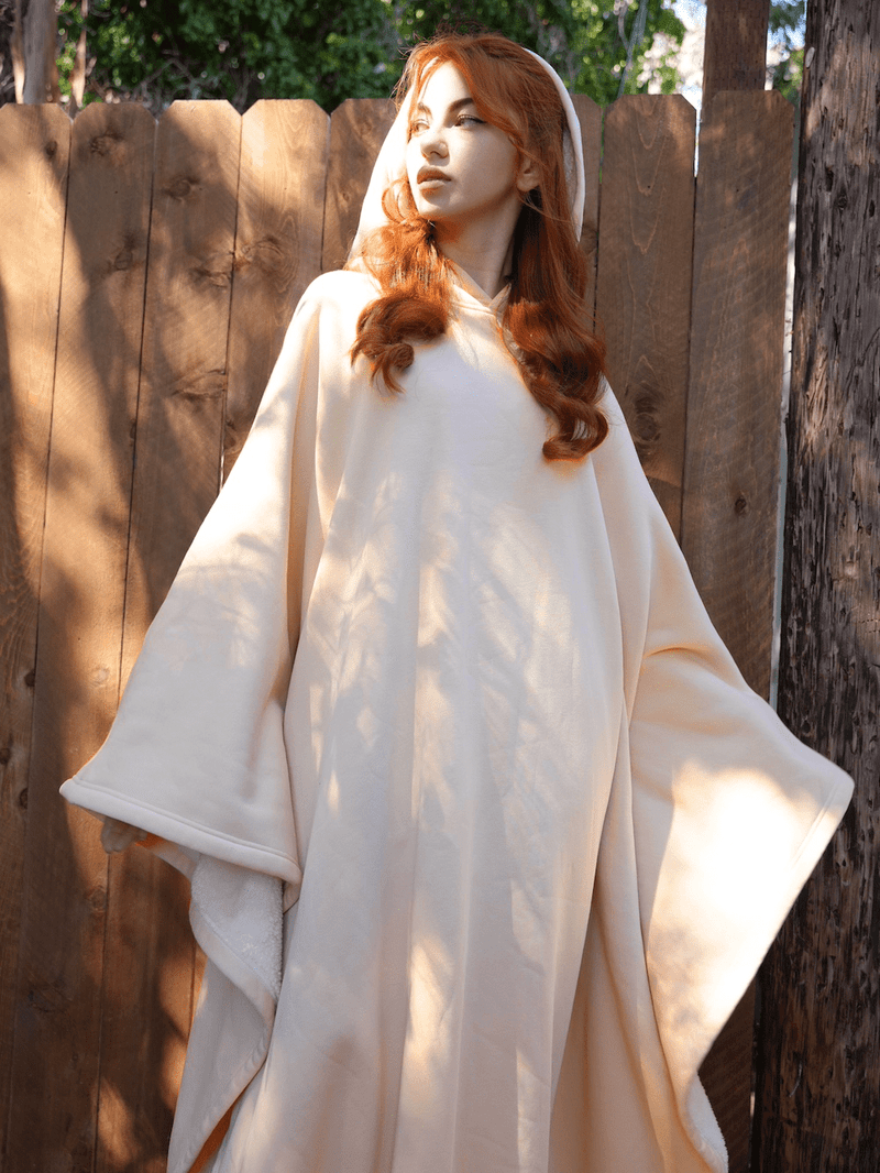 Unisex Poncho Mit Kapuze & Fleecefutter | Oversize