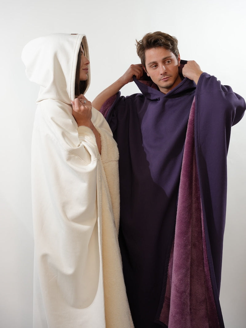 Unisex Poncho Mit Kapuze & Fleecefutter | Oversize