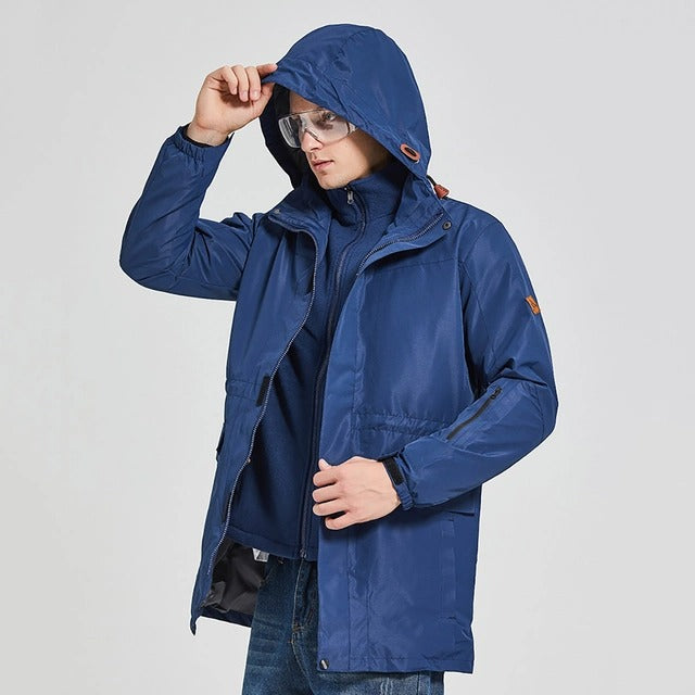 Warme Herren Skijacke Mit Reißverschluss | Funktionsjacke