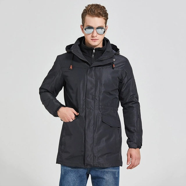 Warme Herren Skijacke Mit Reißverschluss | Funktionsjacke