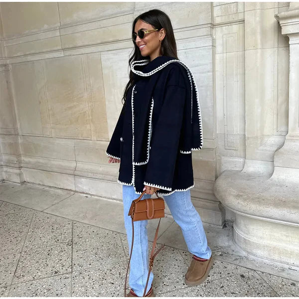 Winterjacke Damen | Kontrastnaht