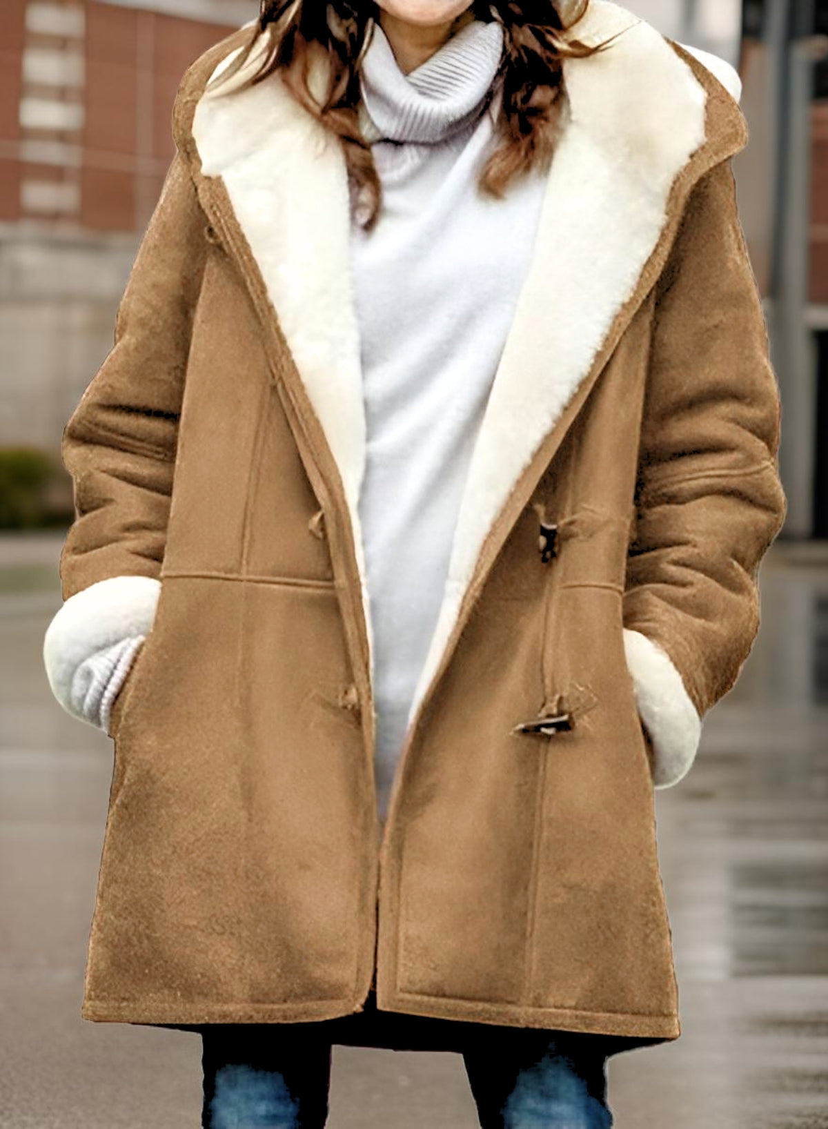 Winterjacke Damen Mit Kapuze & Fleecefutter | Warm