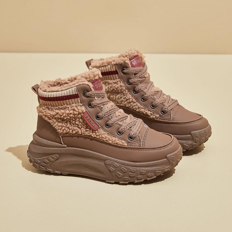 Winterstiefel Damen Gefüttert Mit Plateausohle | Winter