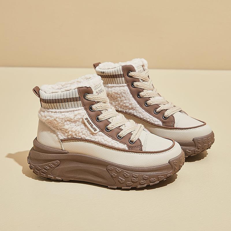 Winterstiefel Damen Gefüttert Mit Plateausohle | Winter