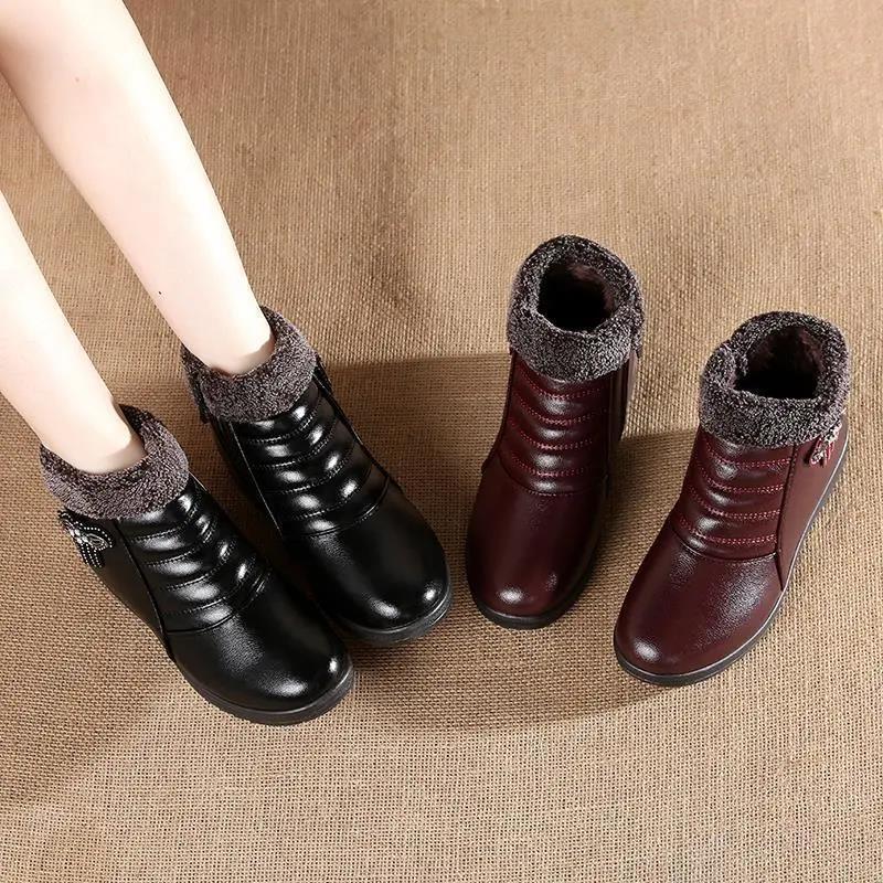 Winterstiefel Damen Gefüttert Mit Zierdetails | Winter