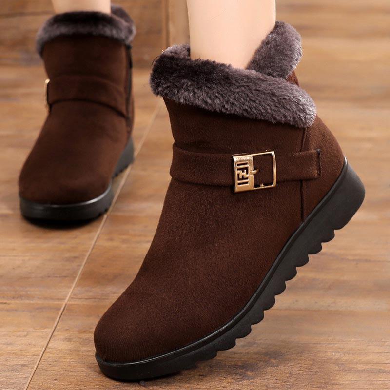 Winterstiefel Damen Mit Schnalle Und Warmfutter | Winter