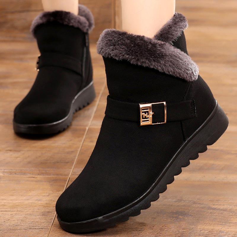 Winterstiefel Damen Mit Schnalle Und Warmfutter | Winter