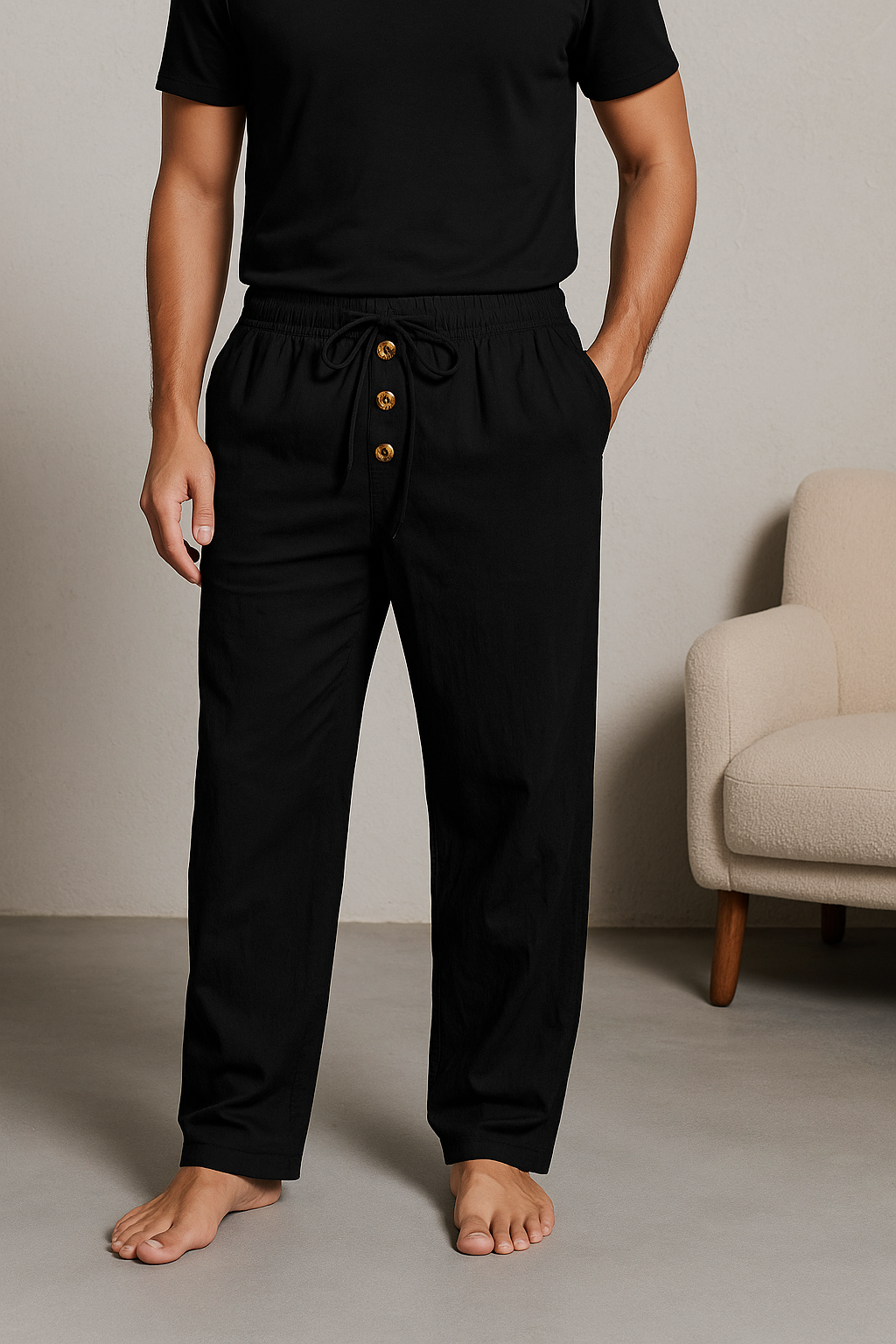 Zermatt | Herren Leichte Atmungsaktive Hose | Schnürung