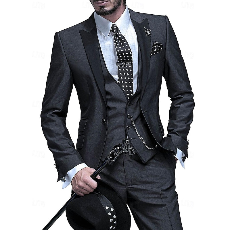 Declavio - Men's Three-Piece Suit Set