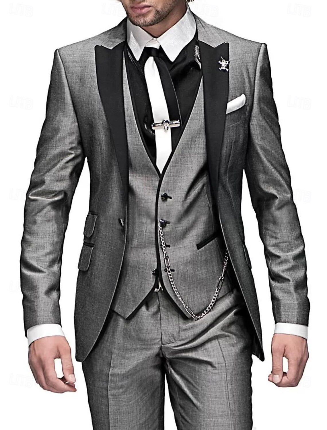Declavio - Men's Three-Piece Suit Set
