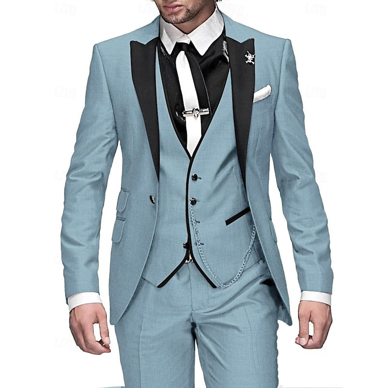 Declavio - Men's Three-Piece Suit Set