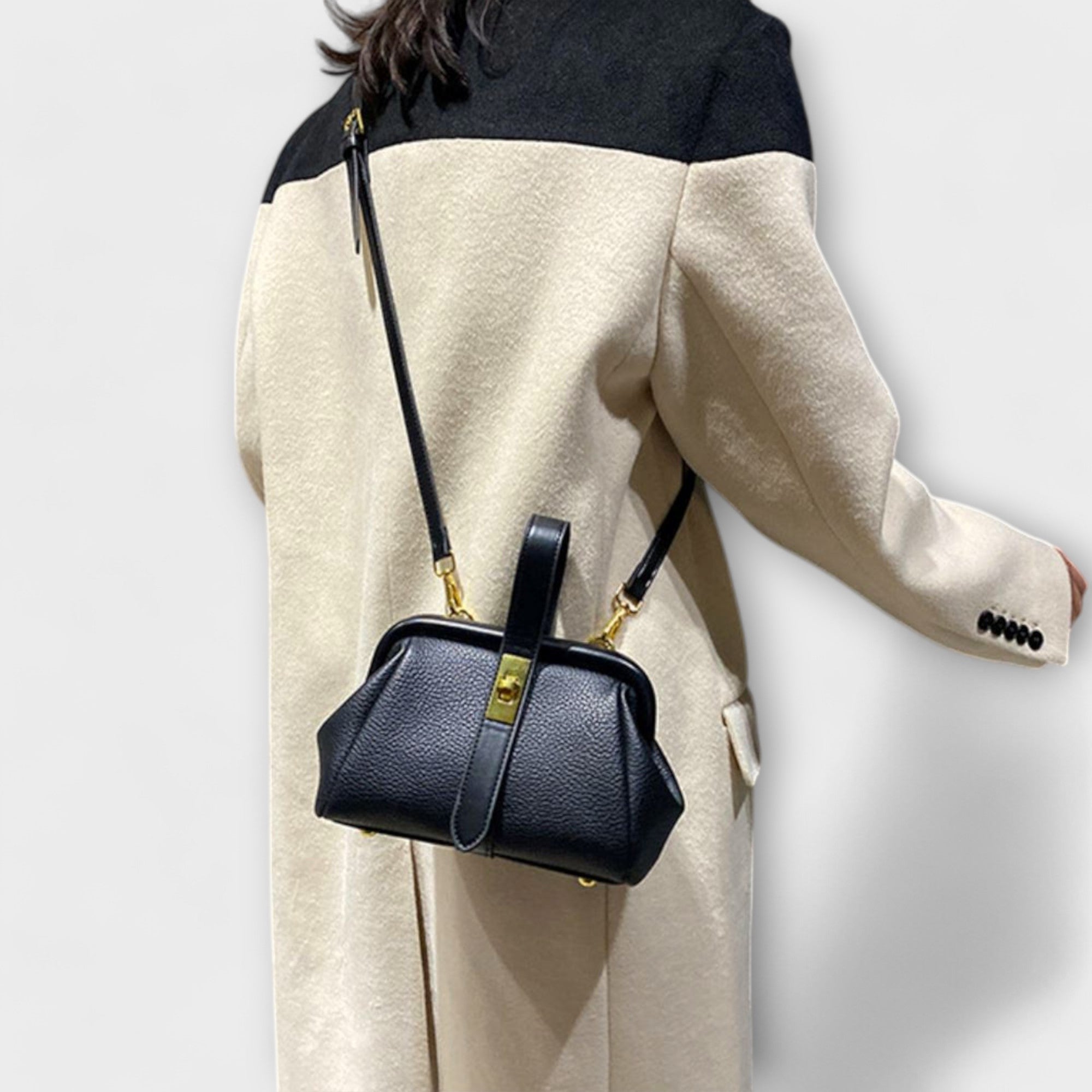 Ivoria - Elegante Leder Mini Handtasche Damen
