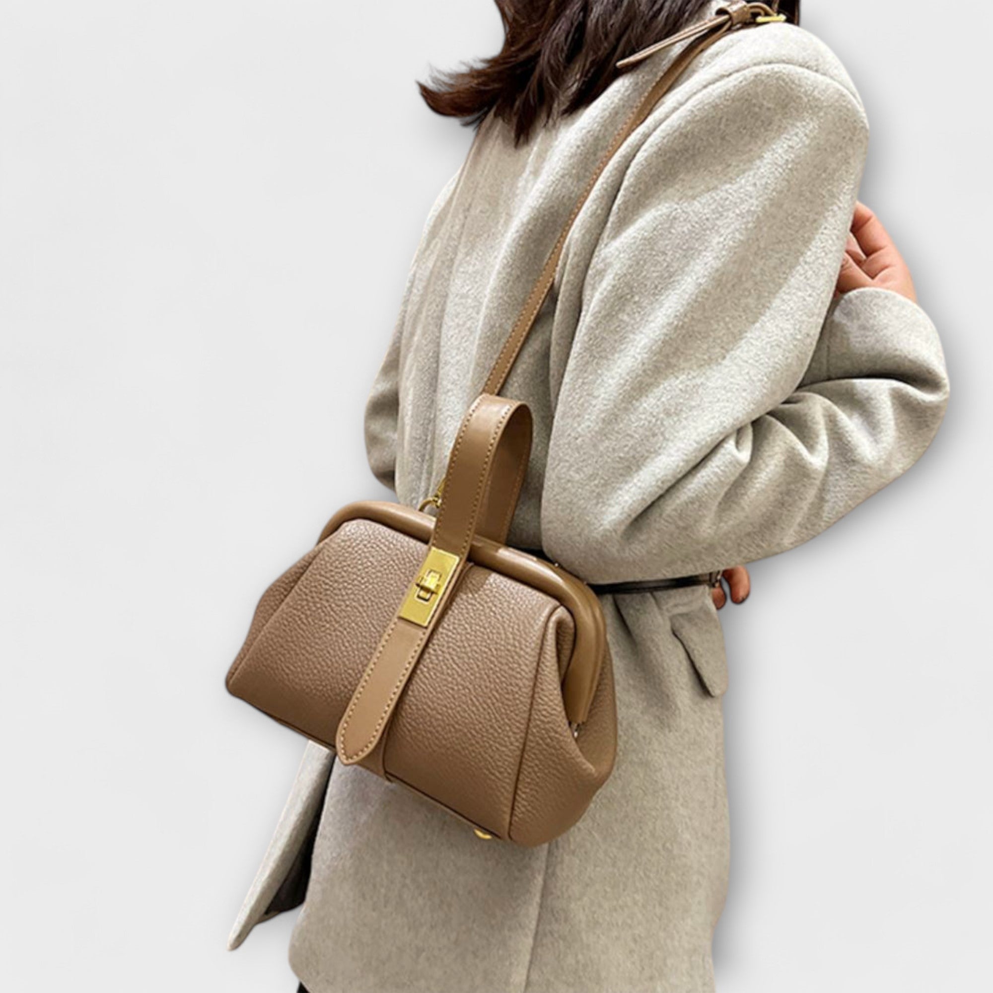 Ivoria - Elegante Leder Mini Handtasche Damen