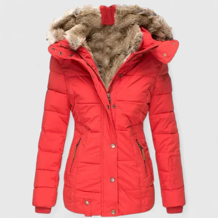 Damen Warme Winterjacke | Kurz