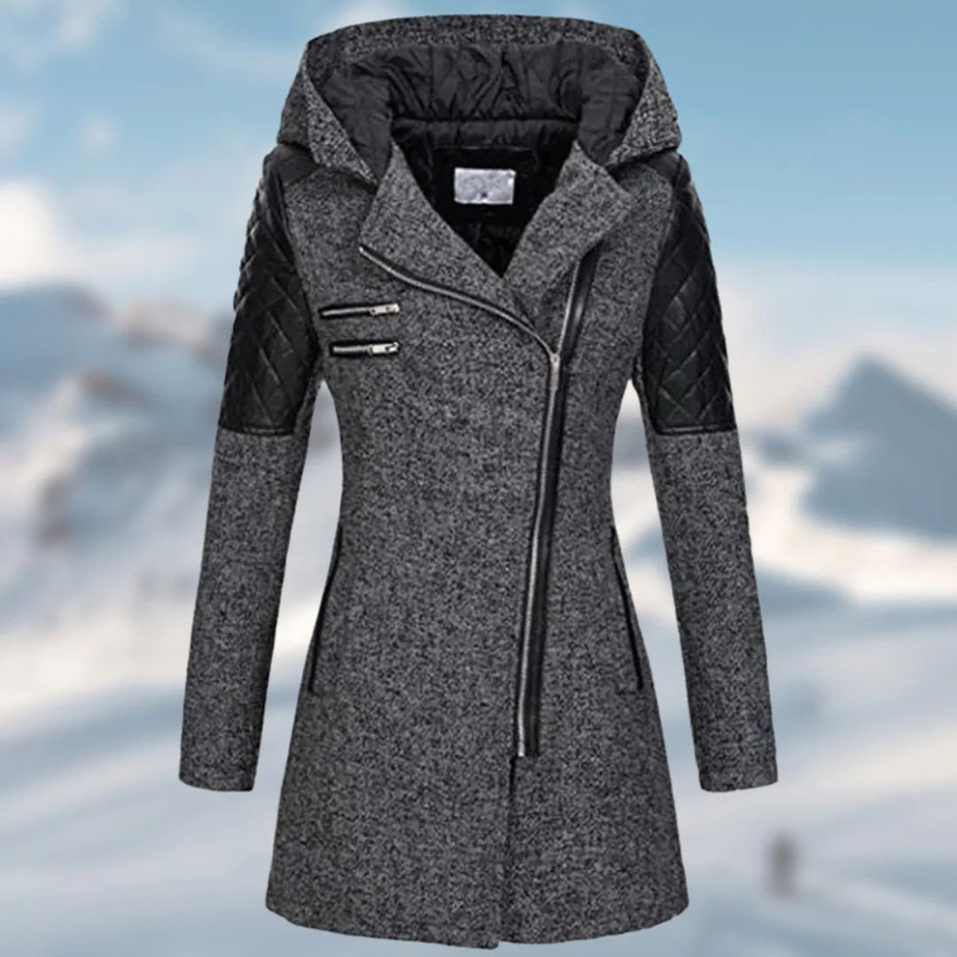 Damen Elegante Winterjacke | Mit Kapuze