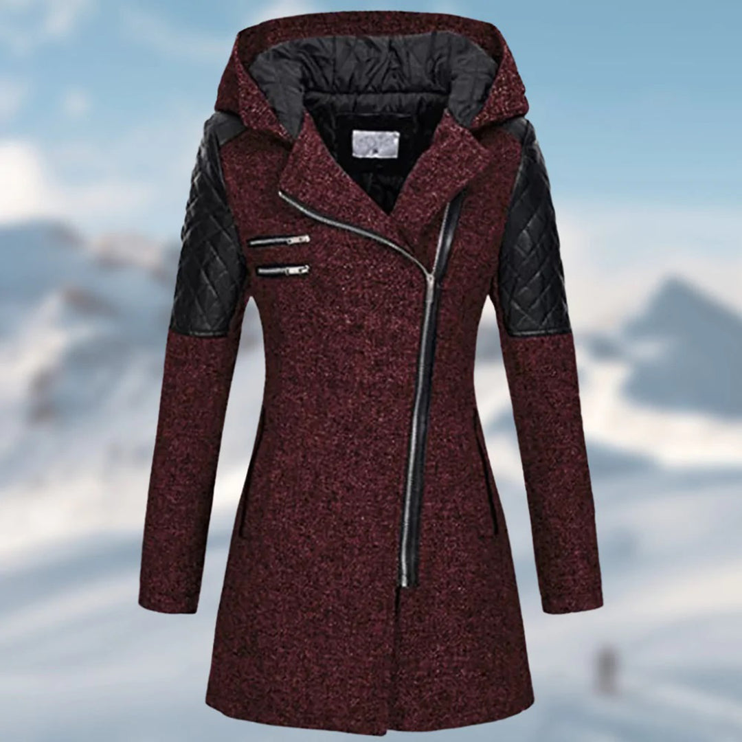 Damen Elegante Winterjacke | Mit Kapuze