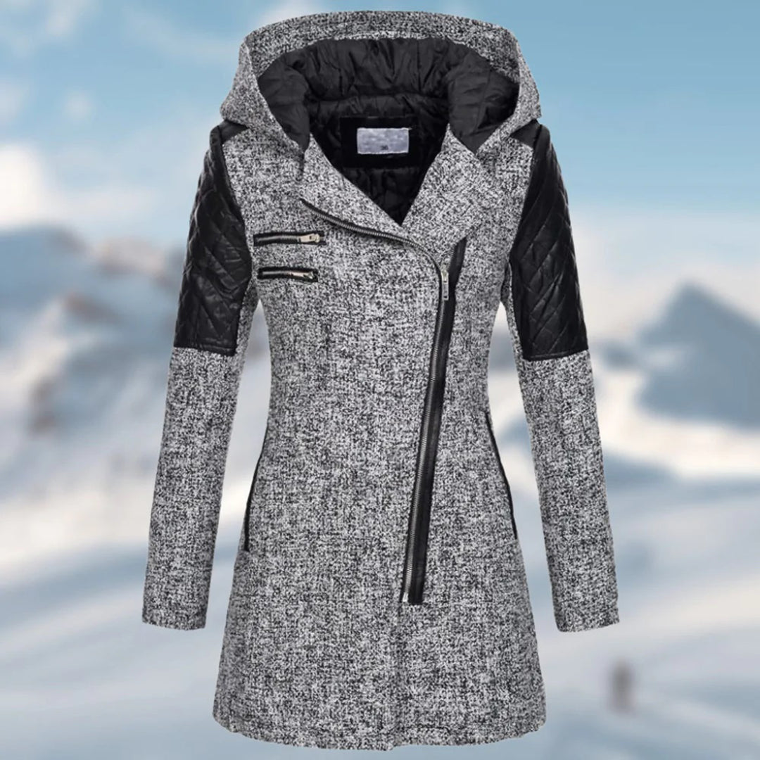 Damen Elegante Winterjacke | Mit Kapuze