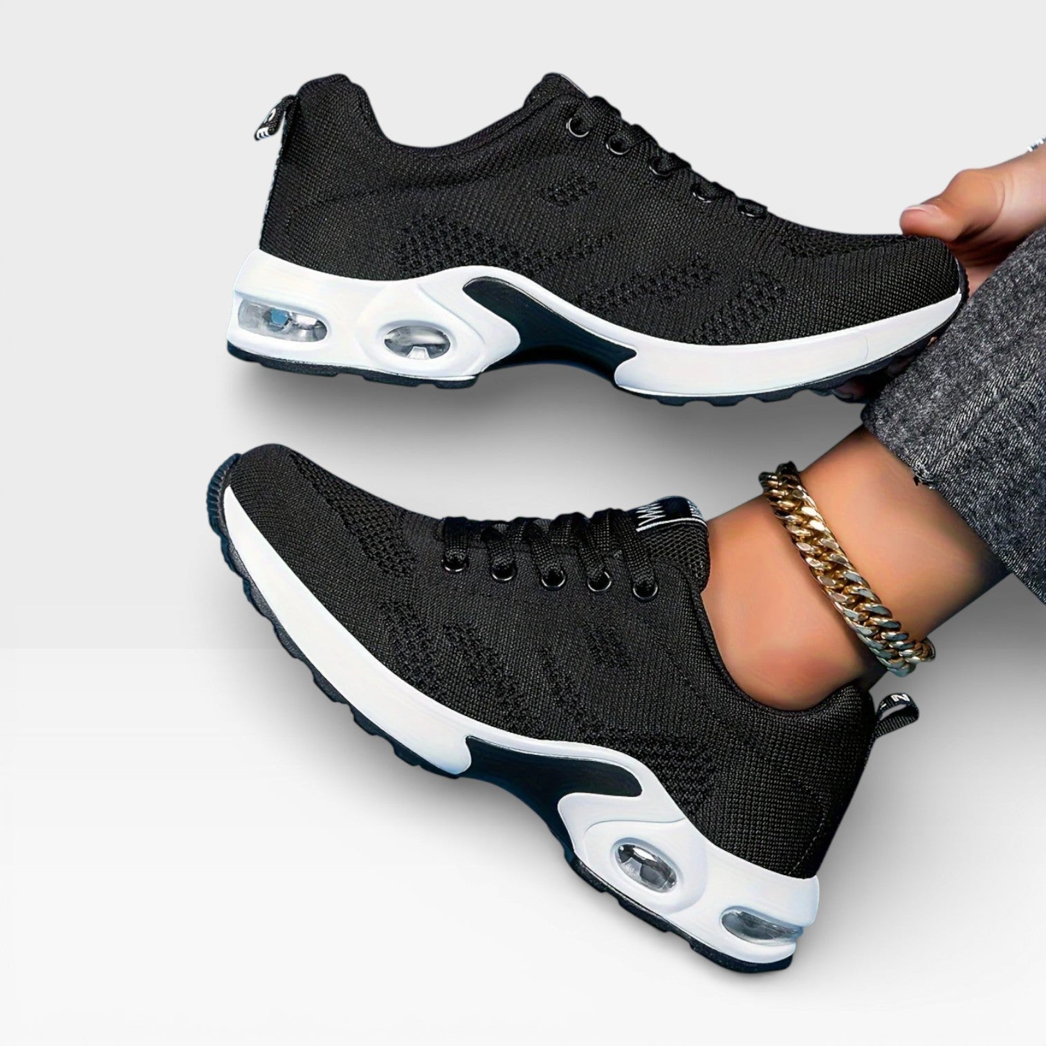 Avenza - Zapatillas de malla transpirables para mujer