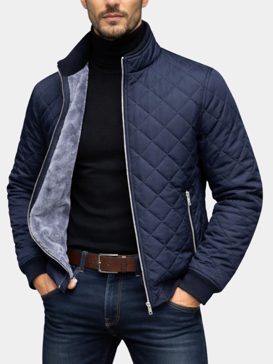 Herren Bequeme Winterjacke | Mit Stehkragen