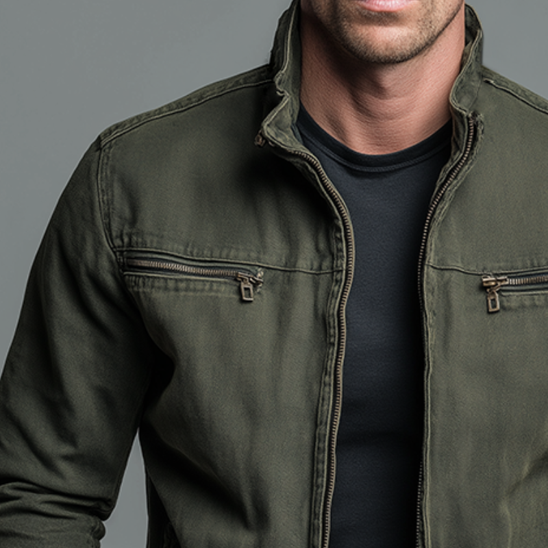 Herren Moderne Übergangsjacke | Mit Stehkragen