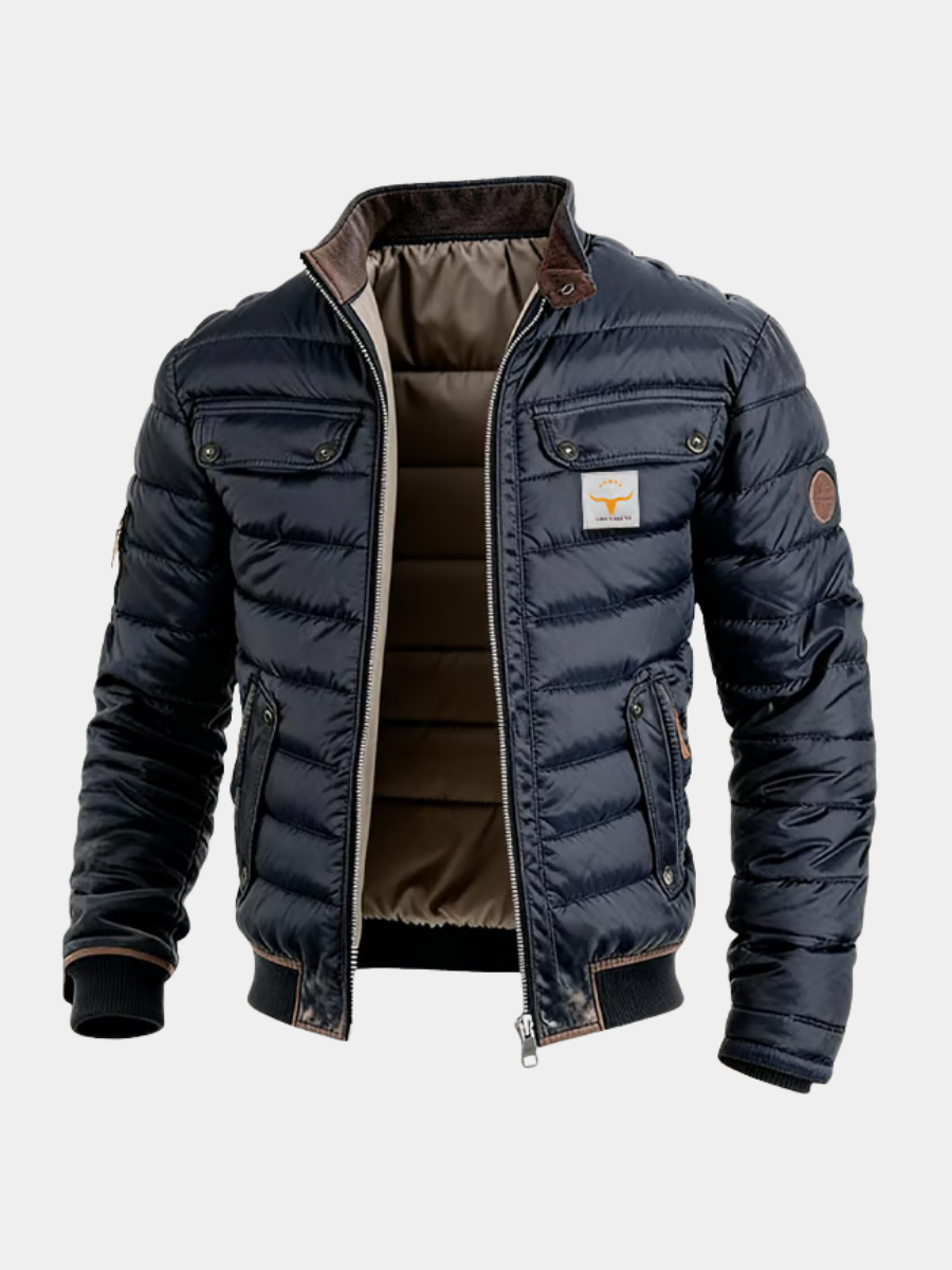 Herren Moderne Winterjacke | Mit Stehkragen