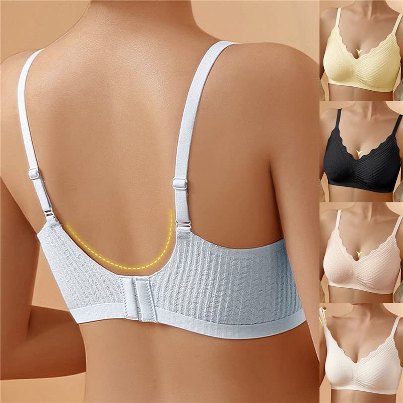 Amarielle - Sujetador para mujer sin aros con ajuste cómodo