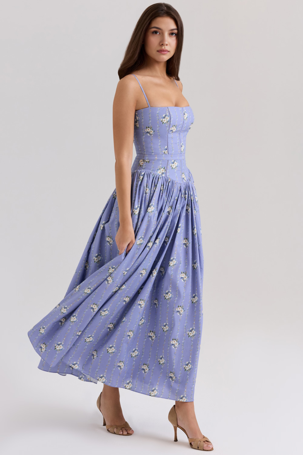Elvaré - Florales Shaping Maxikleid