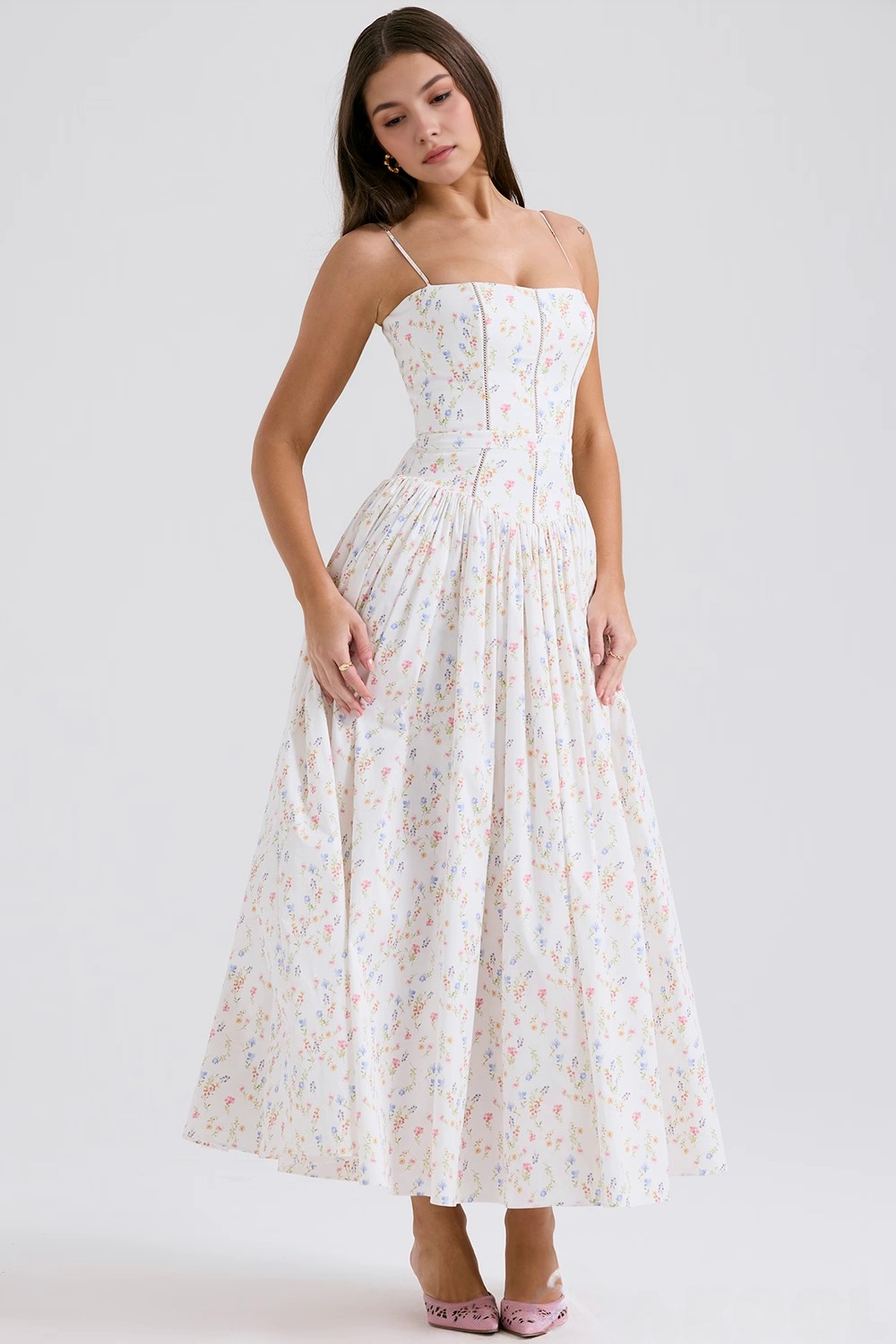 Elvaré - Florales Shaping Maxikleid