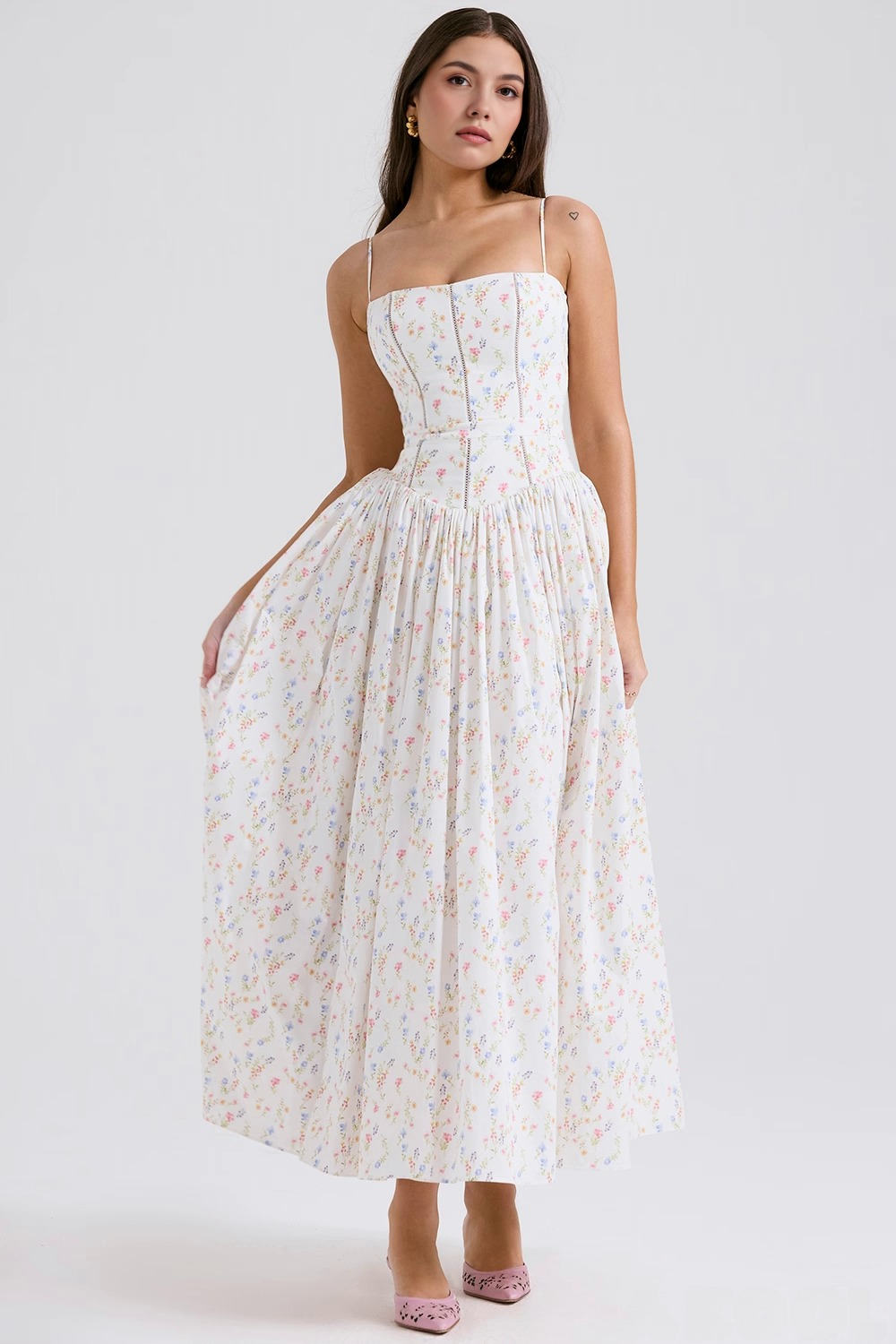 Elvaré - Florales Shaping Maxikleid