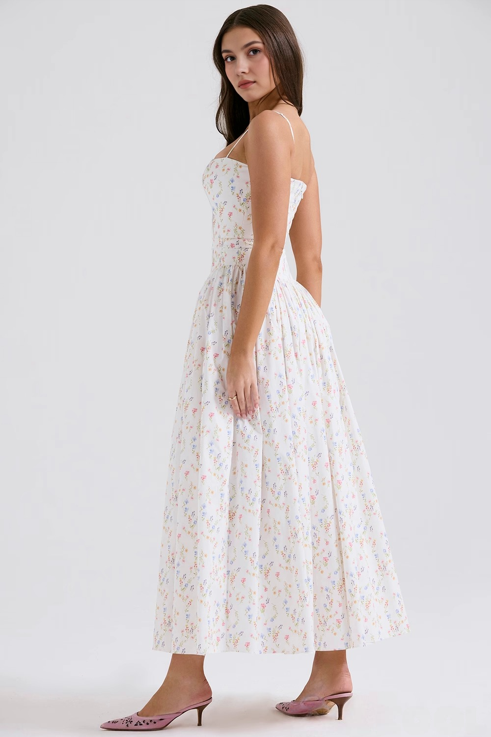 Elvaré - Florales Shaping Maxikleid