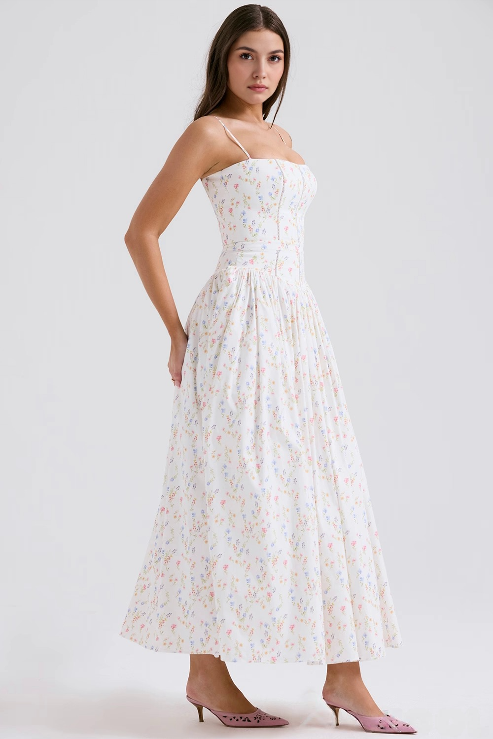 Elvaré - Florales Shaping Maxikleid