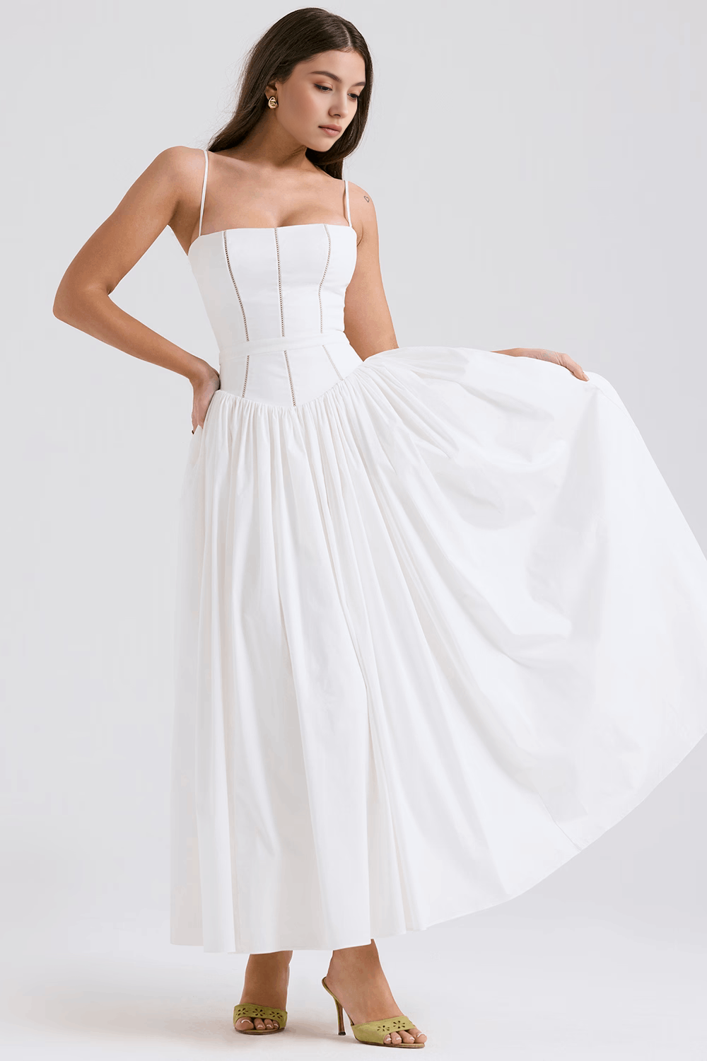 Elvaré - Florales Shaping Maxikleid