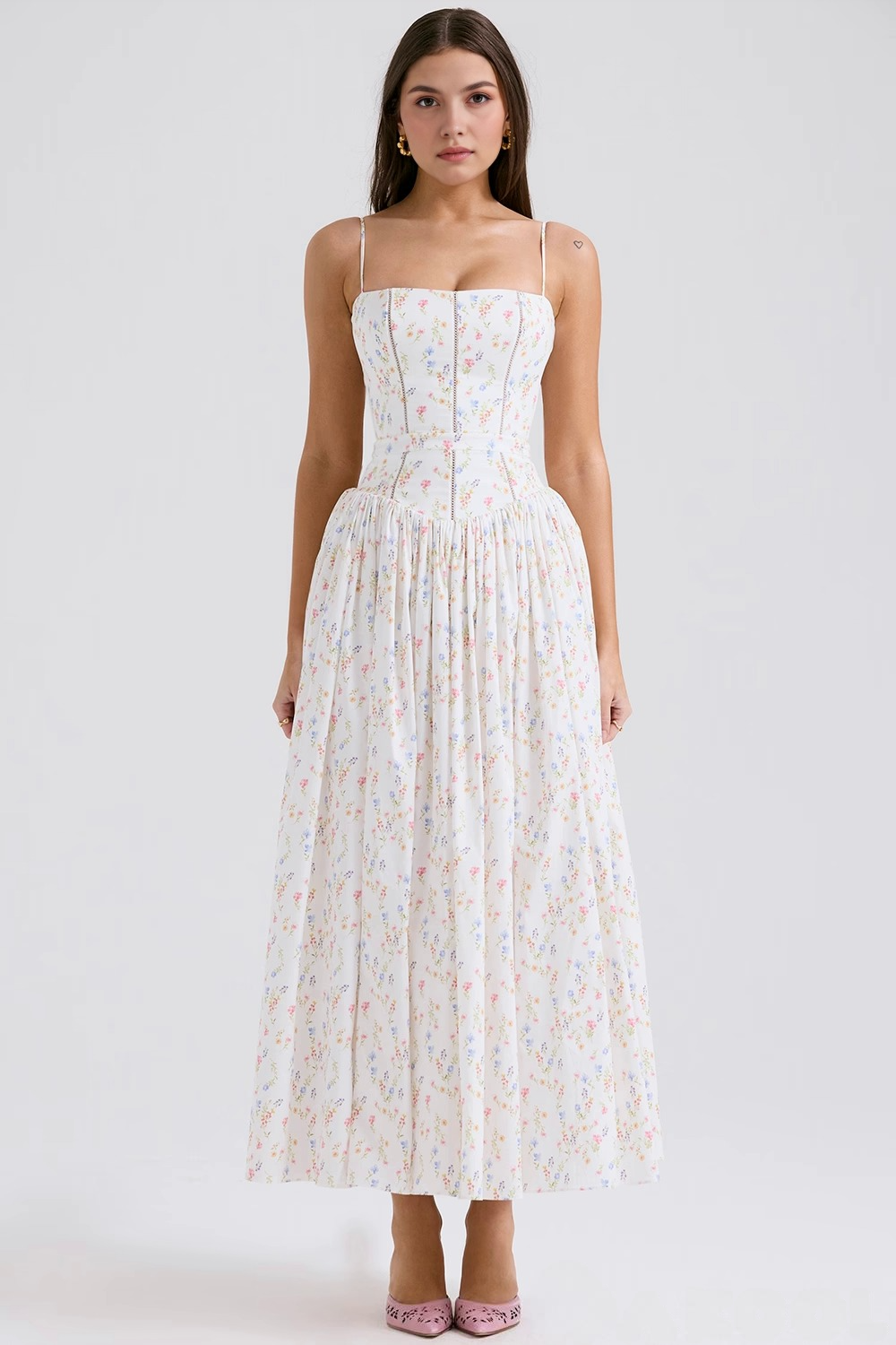 Elvaré - Florales Shaping Maxikleid