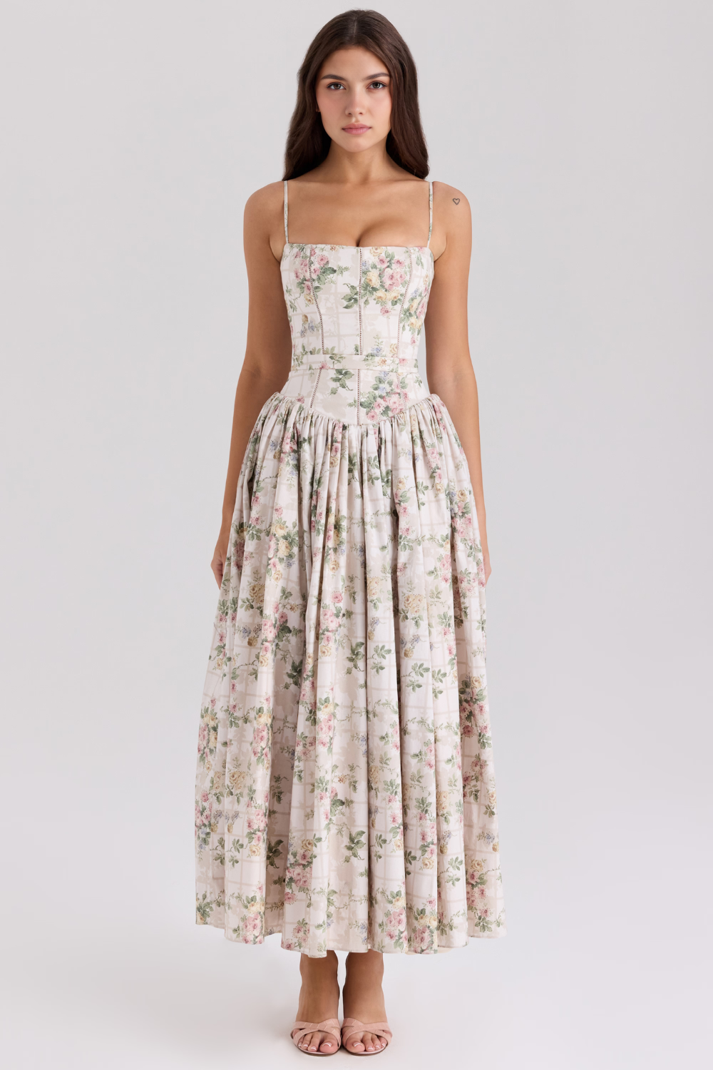 Elvaré - Florales Shaping Maxikleid