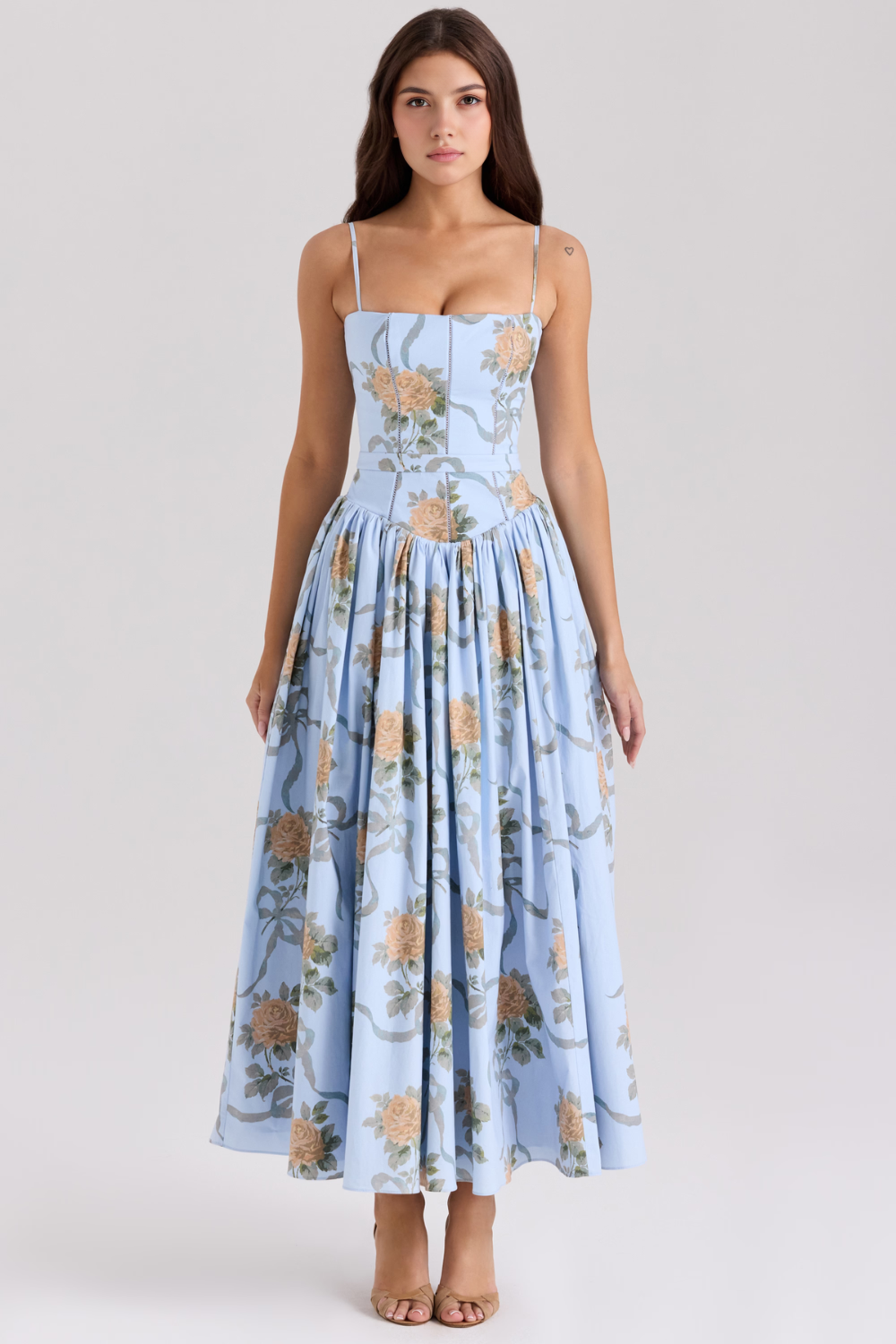 Elvaré - Florales Shaping Maxikleid