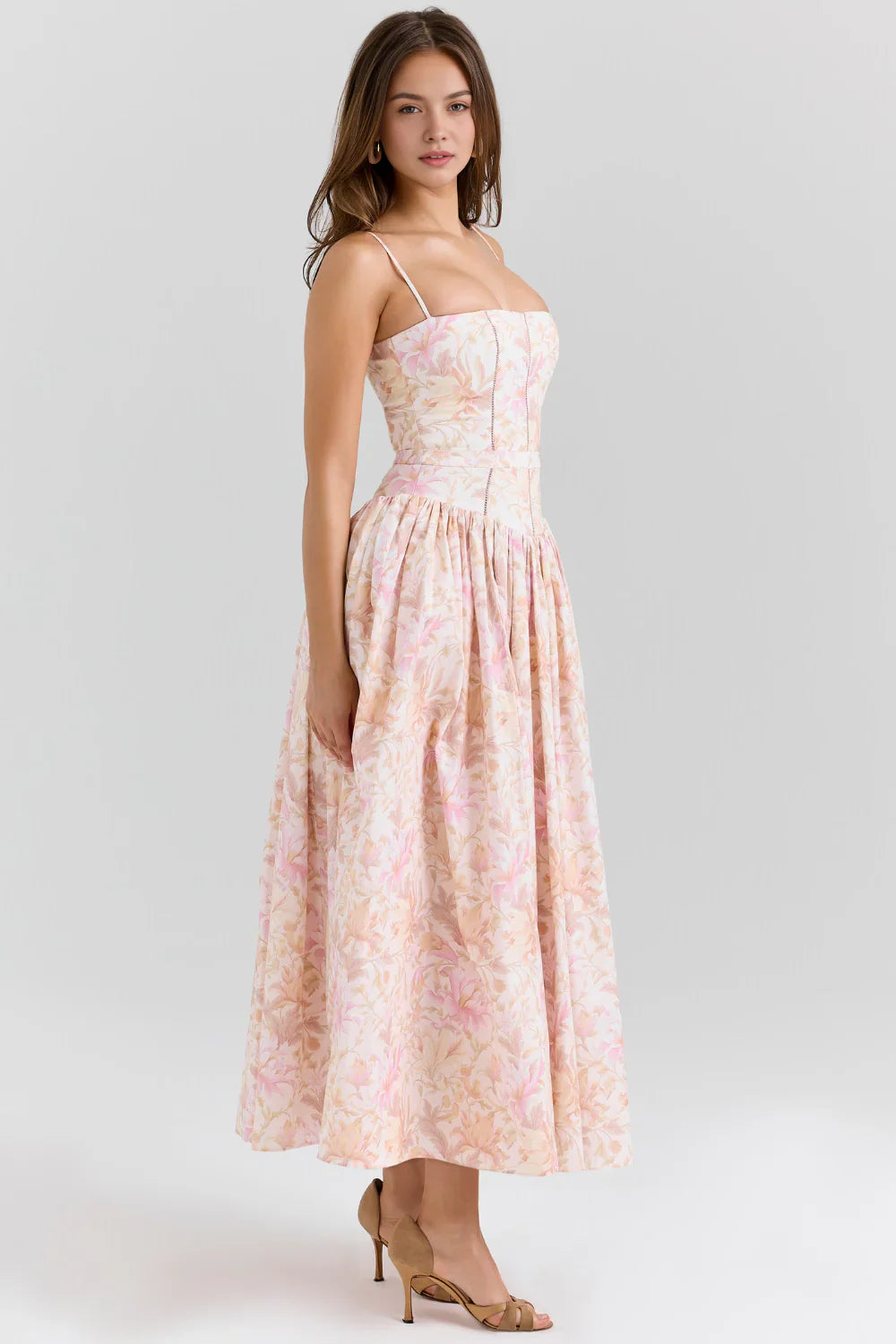 Elvaré - Florales Shaping Maxikleid