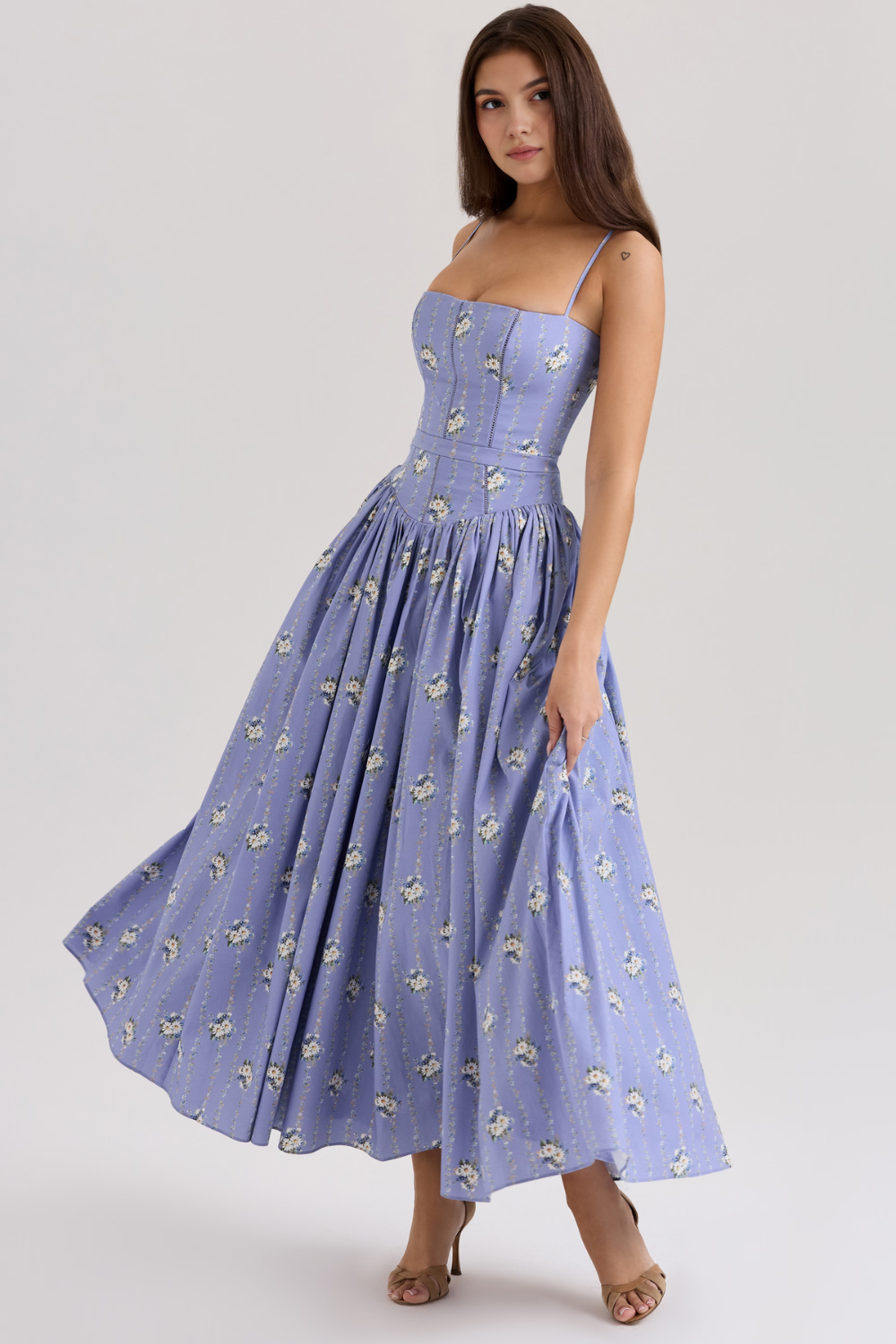 Elvaré - Florales Shaping Maxikleid
