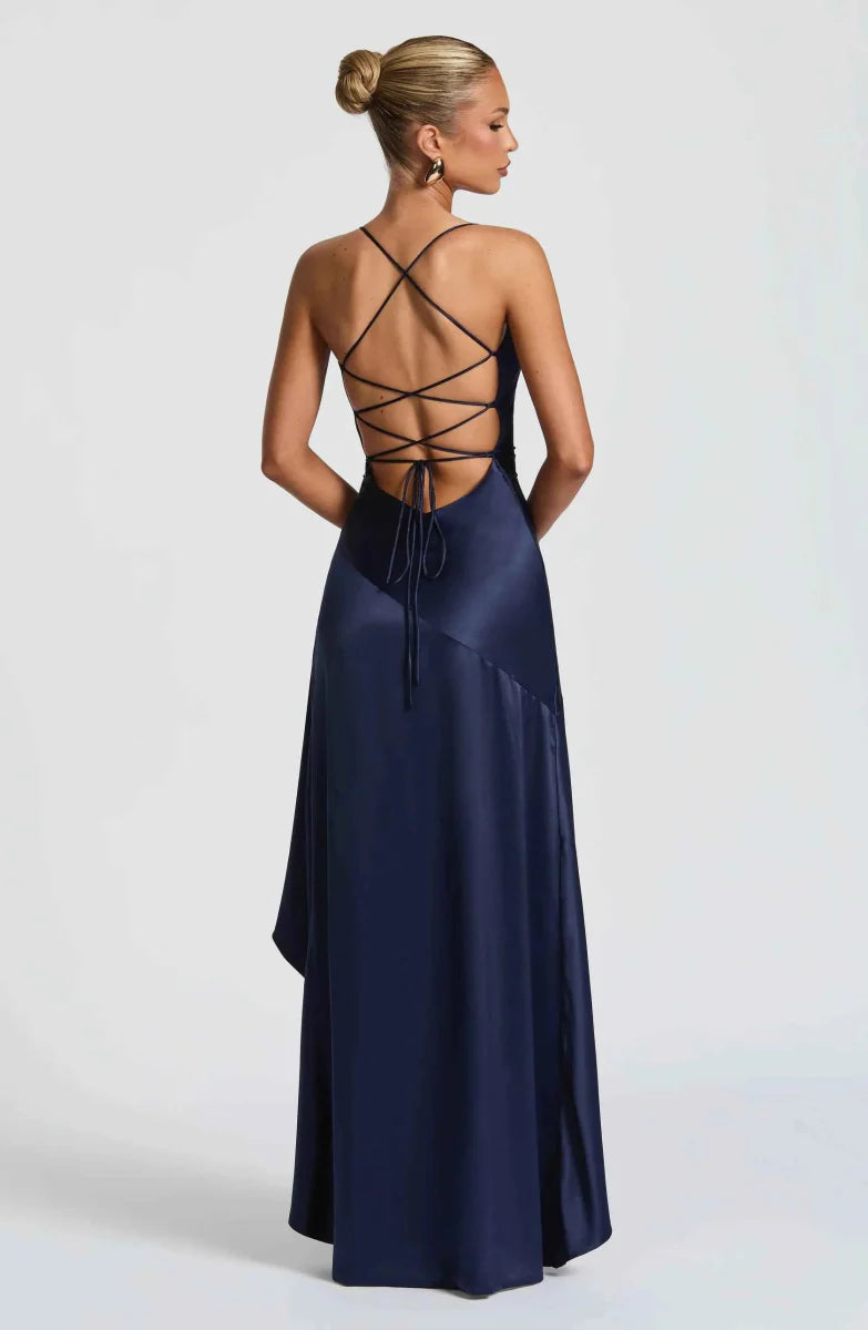 Vessia - Elegante maxi-jurk met ruches
